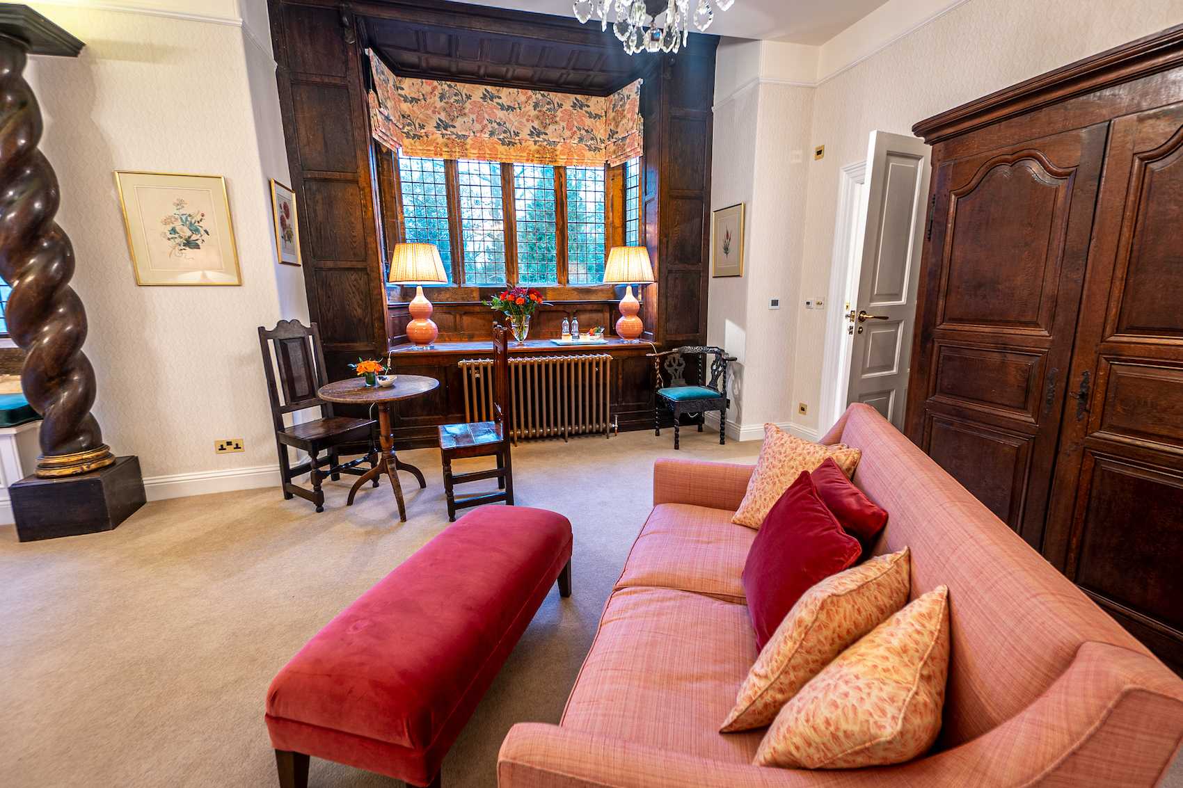 Stable Arches Boutique Accommodation at Hooton Pagnell Hall green room, hooton pagnell hall, luxury bed and breakfast, doncaster, yorkshire